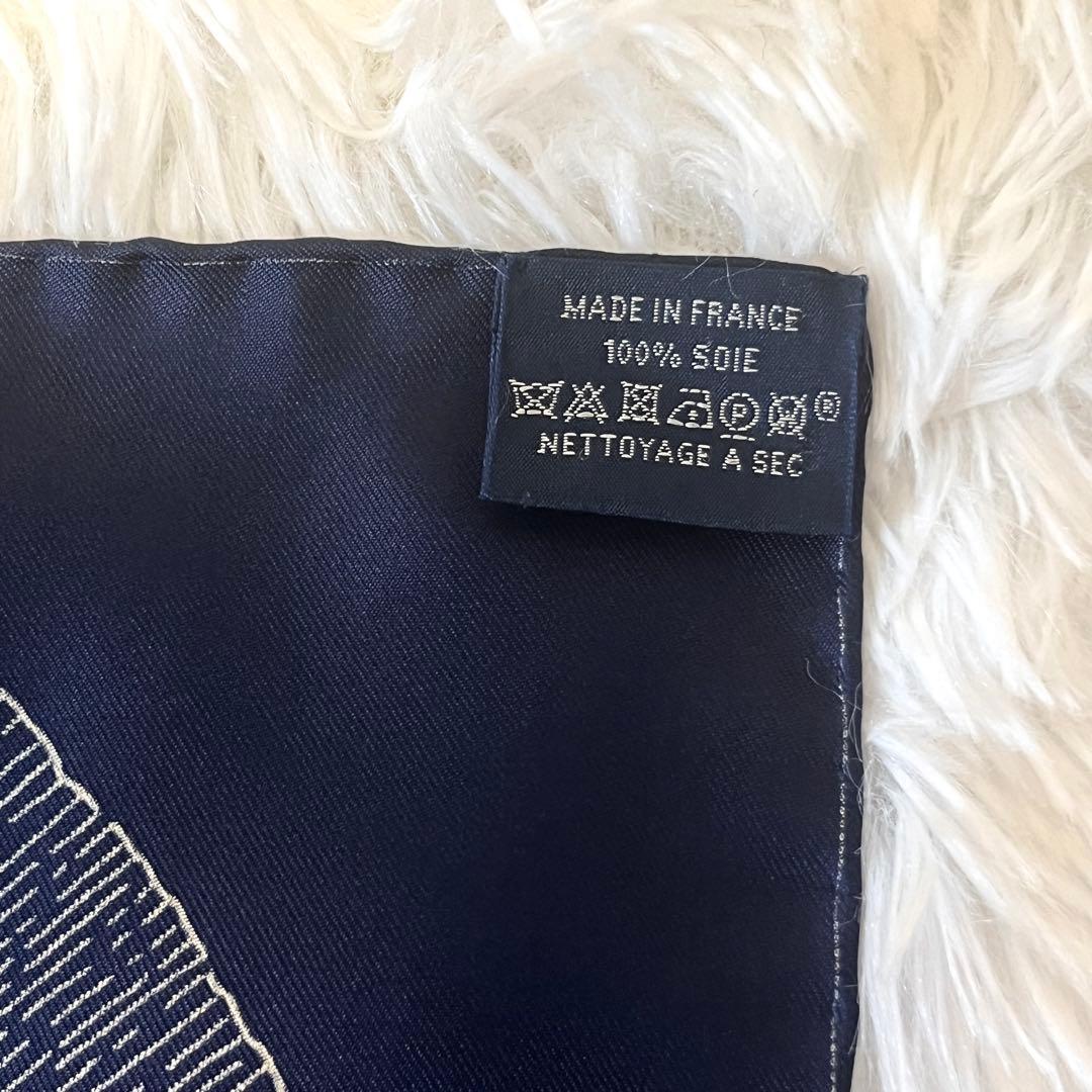 希少✨未使用✨HERMES エルメス スカーフ シルク カレ90 馬銜　馬具