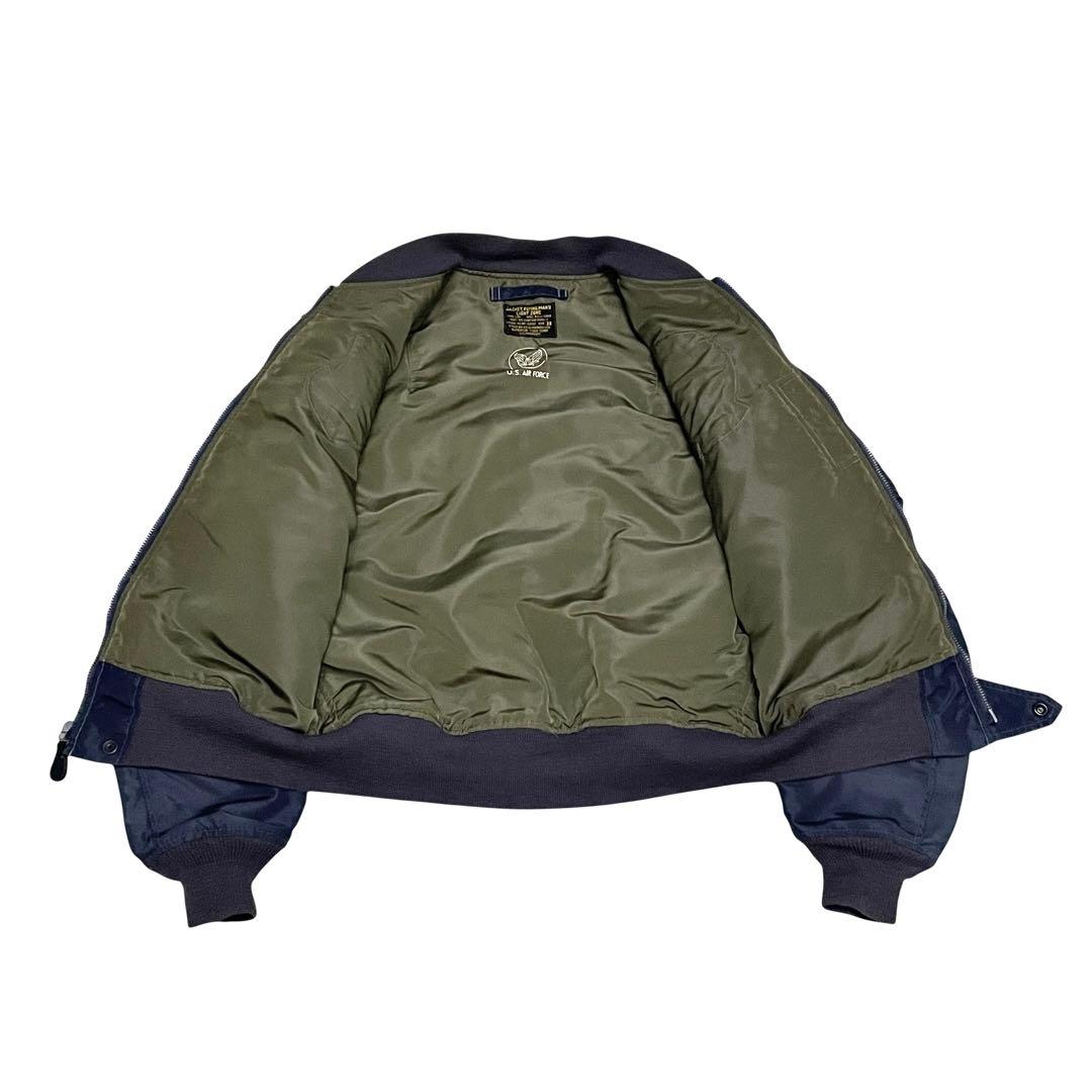 バズリクソンズ L-2A フライトジャケット ワッペン 紺系 38 シリアル付き