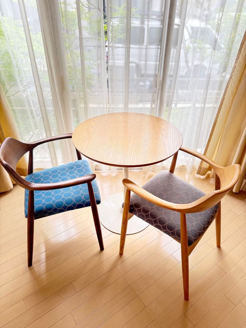 セット割引　ミナペルホネンチェア　オットマン(スツール)付き　イス　椅子　家具