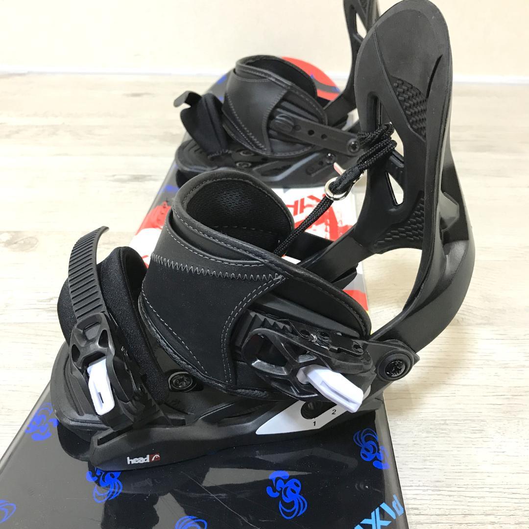 【良品】ZUMA スノーボード ジュニア 120cm HEAD ビンディング付き