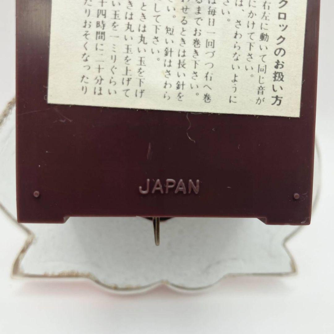 ミケン　犬　振り子時計　日本製　いぬ　昭和レトロ　ゼンマイ　古時計　アンティーク