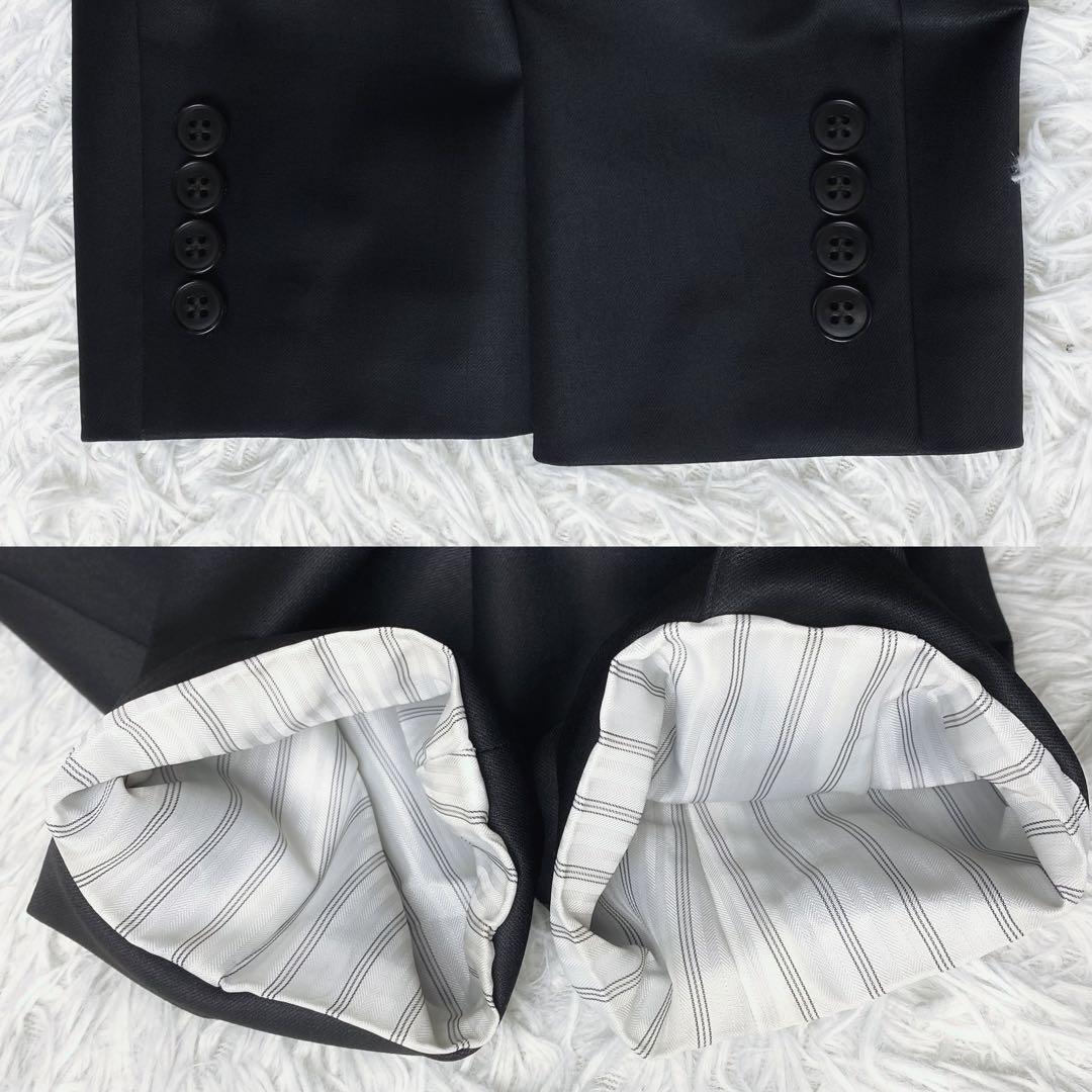 ★希少サイズ美品　iCB complete　パンツスーツ　セットアップ　黒　XL