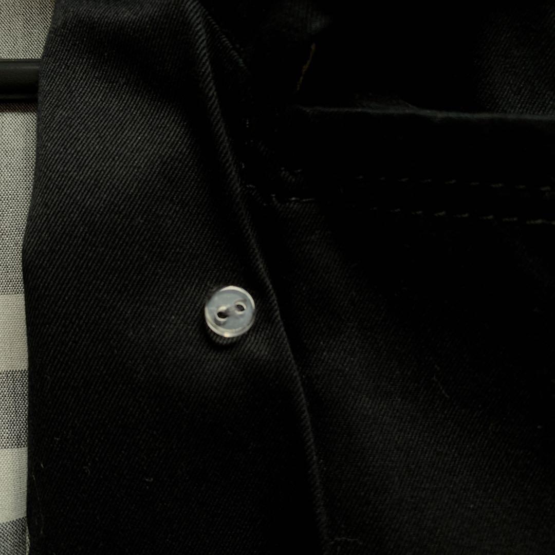 バーバリーブルーレーベル　コート　フリル　ノバチェック　黒　38