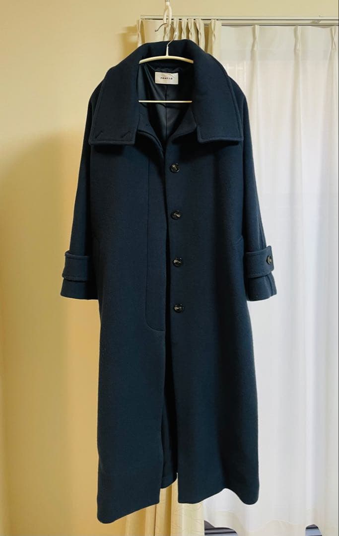 ぶらんまま✨美品✨FRAY I.D スタンドカラーバルマカンコート