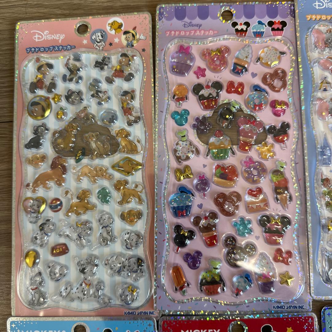 【正規品】 プチドロップステッカー ディズニー 9枚セット