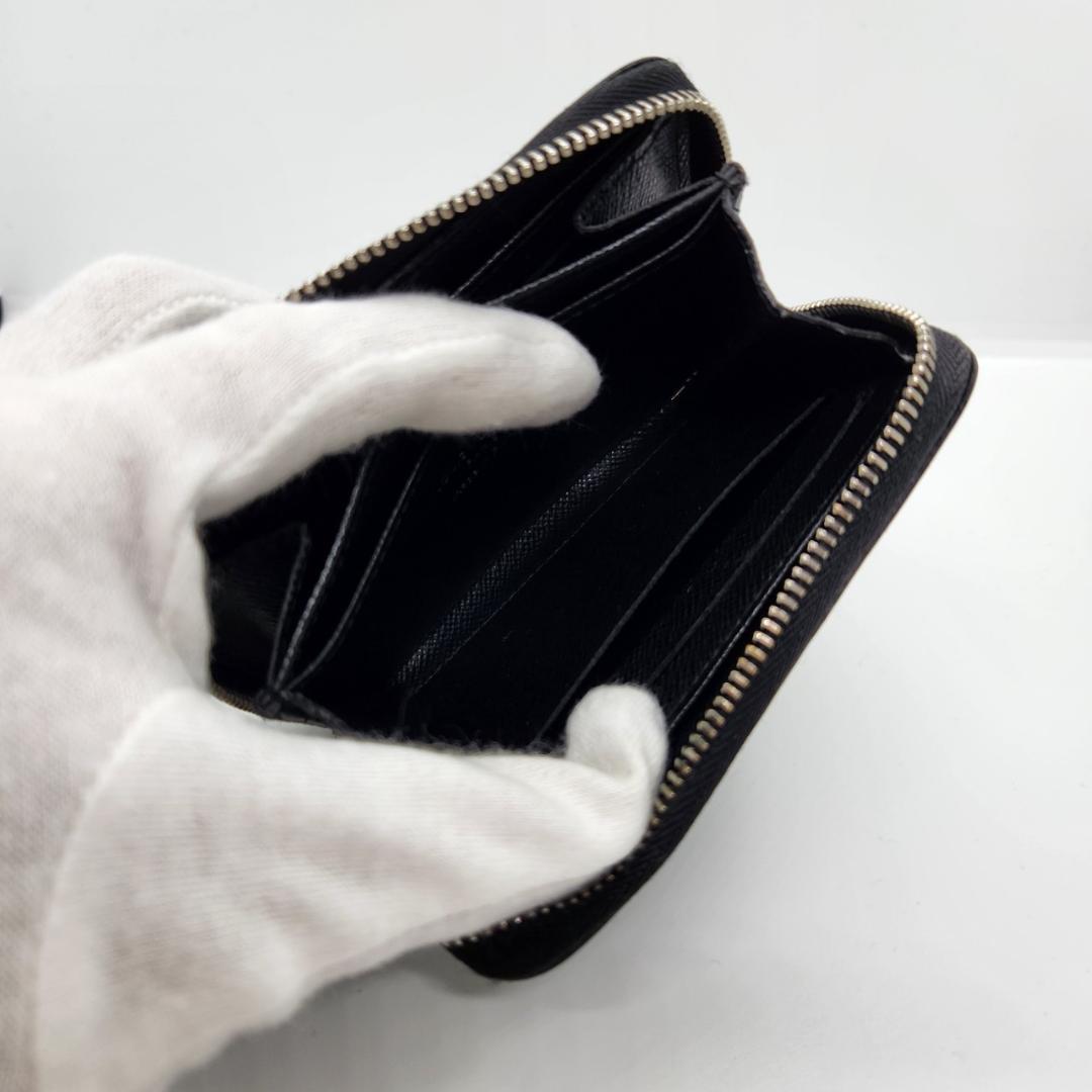 極美品 ルイヴィトン エピ ノワール ジッピー パース M60152黒