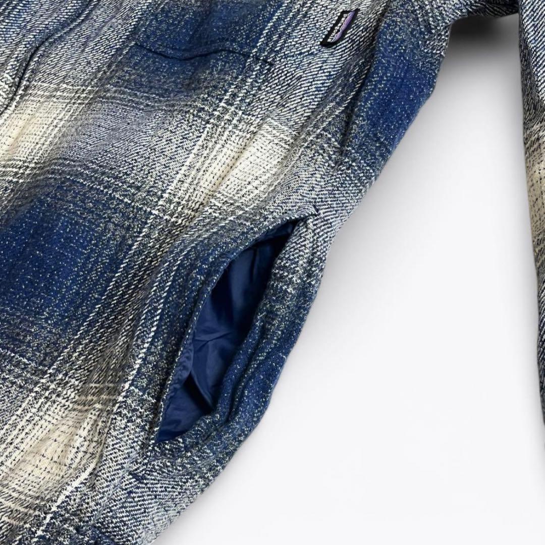 【価格交渉可】patagonia オンブレ シャドー リバーシブル ネルシャツ