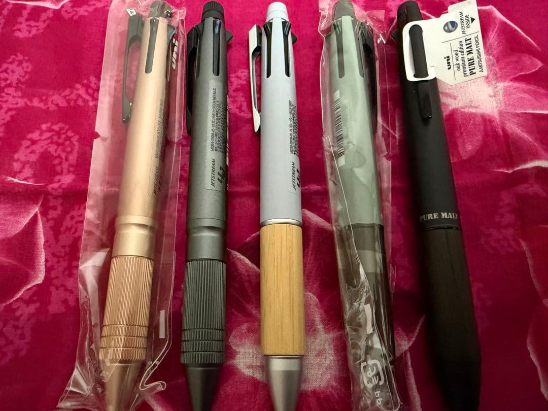 ４色ボールペン ジェットストリーム　各種5本セット