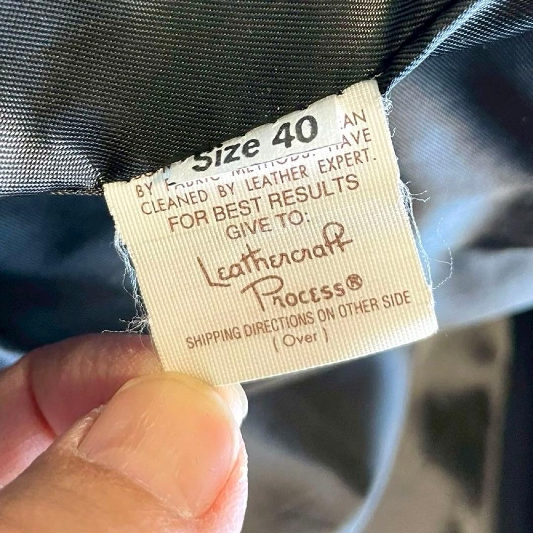 【ショット】シングルライダース レザージャケット 643E USA製 40 L