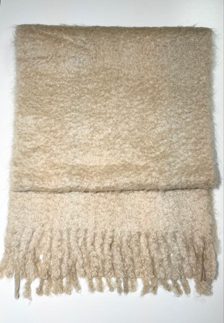 【最終値下げ価格】ASAUCE MELER キッドモヘア 大判ストール