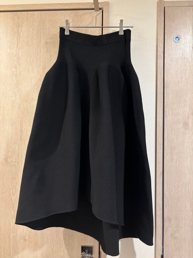 CFCL POTTERY ROUNDED HEM SKIRT スカート 黒