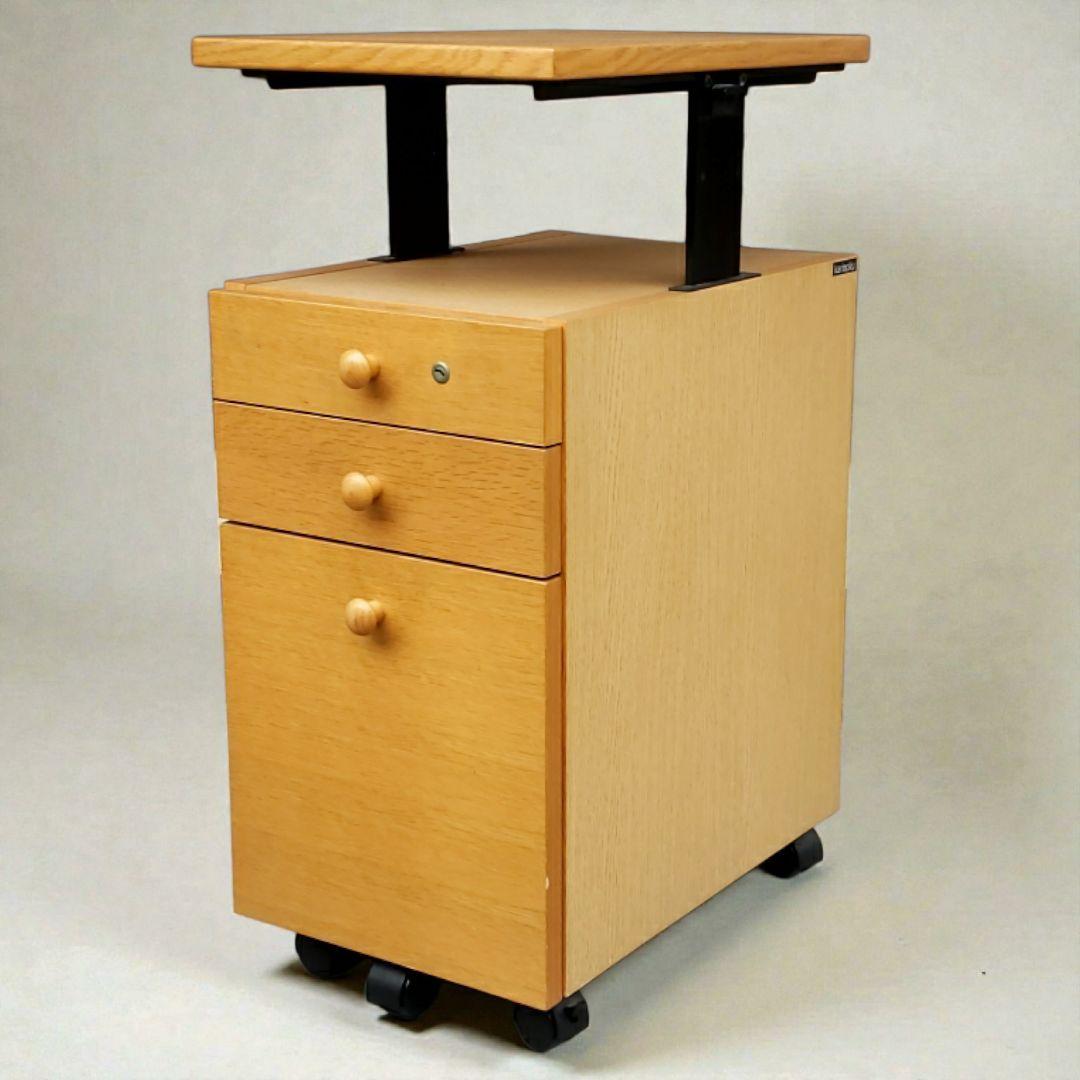 karimoku カリモク SS0446 デスクワゴン 天板昇降 学習