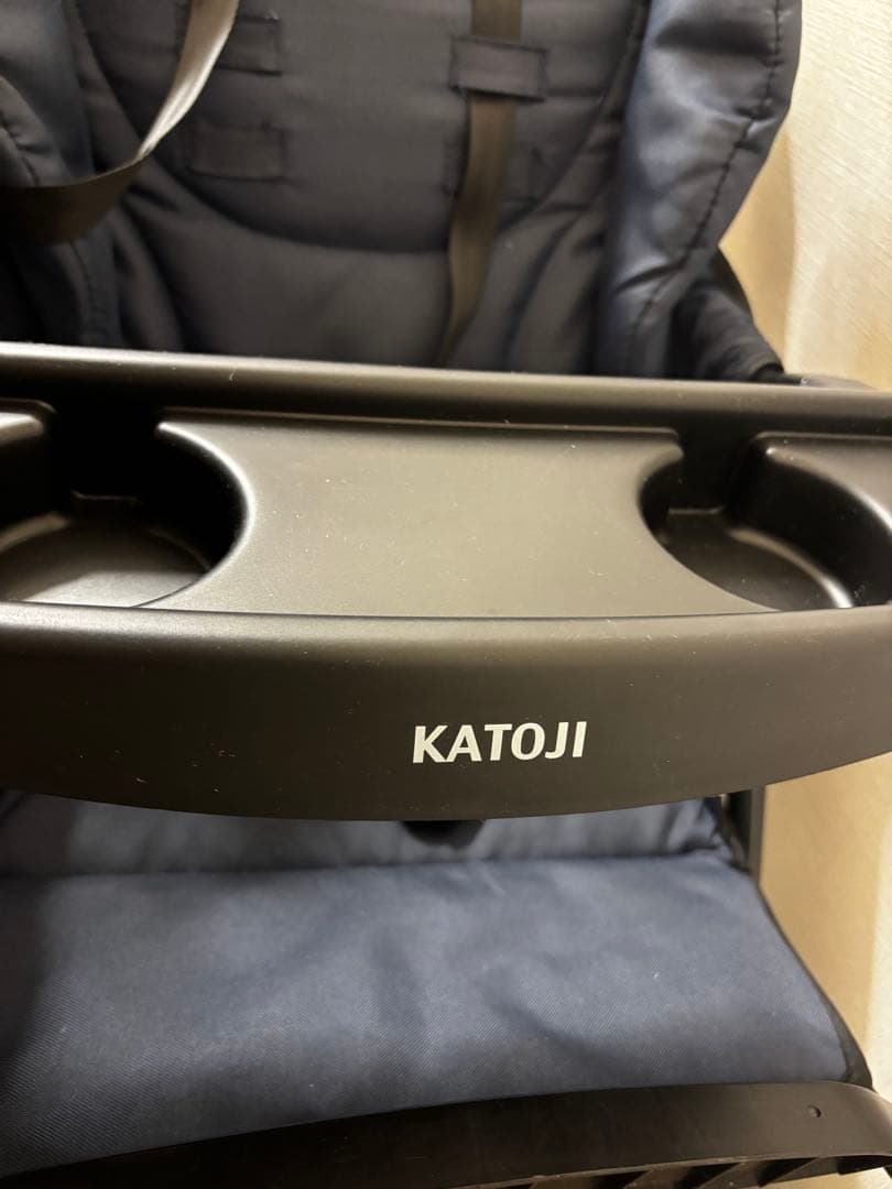 カトージ　二人でゴー　2人乗りベビーカー リアシート、レインカバー付き