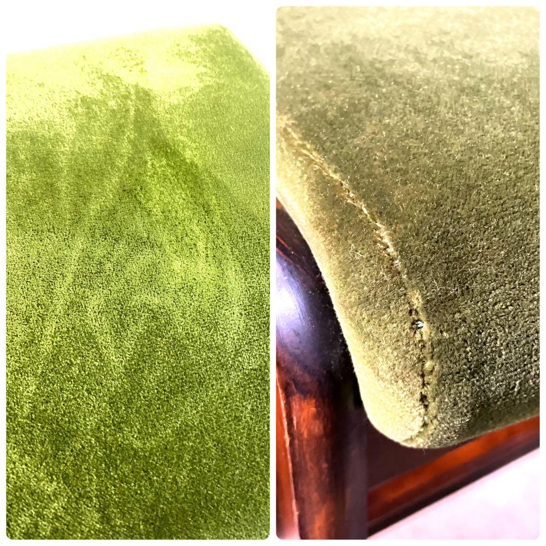 HR602 【レトロ】　カリモク　ドレッサー　鏡台　モケット