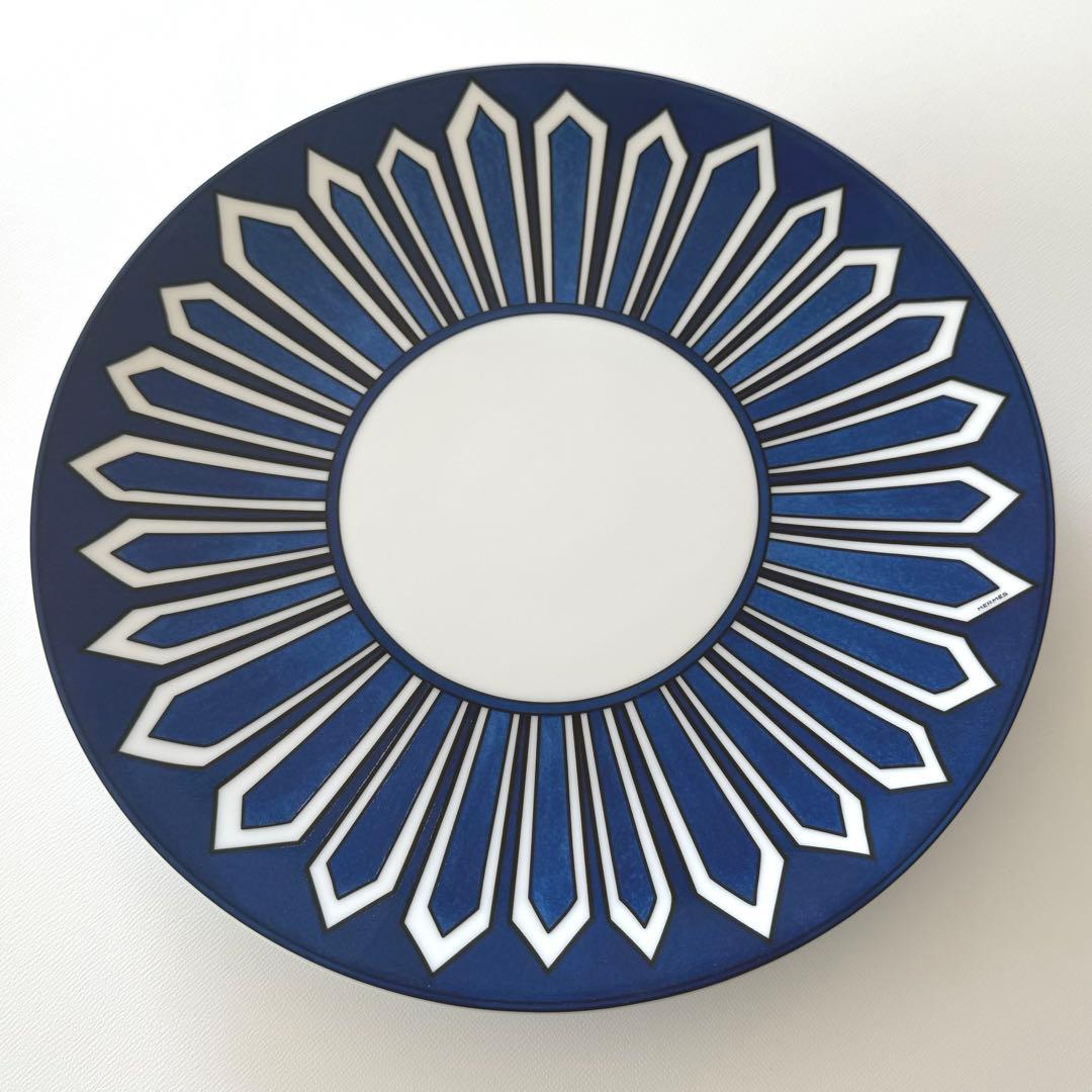 【希少】HERMES エルメス　ブルーダイユール ディナープレート