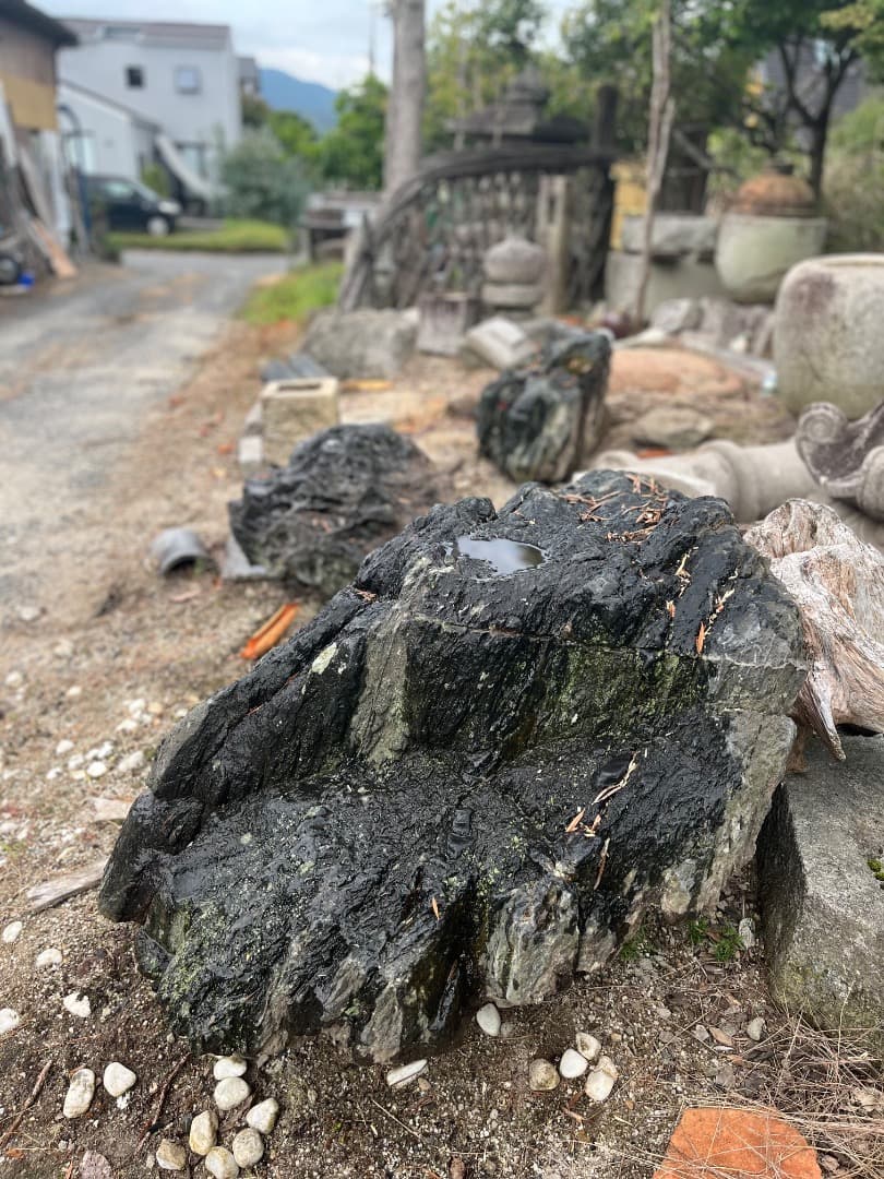 自然石　佐治石　3点セット