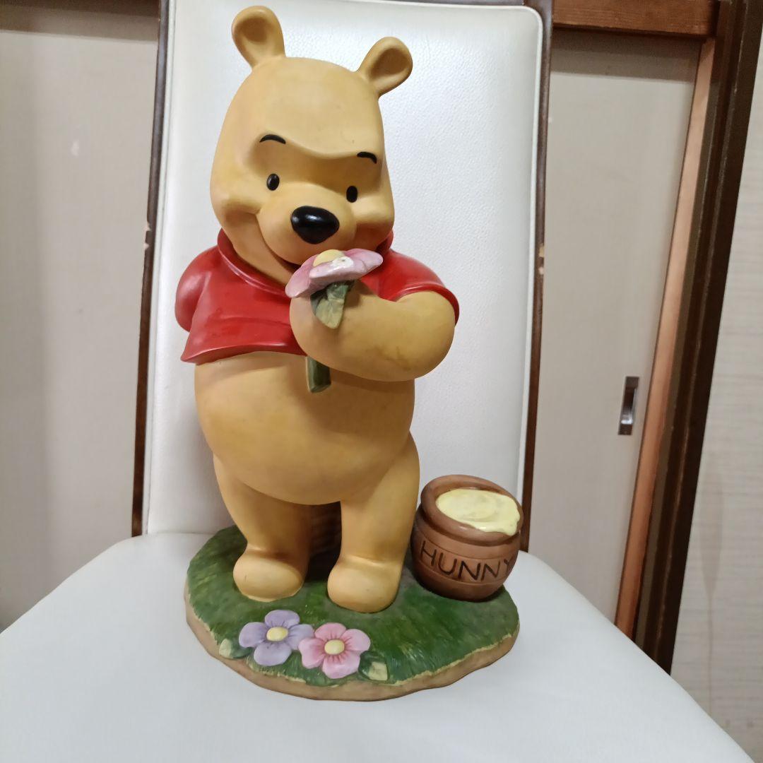 加藤工芸　くまのプーさん　スタチュー　陶器　置き物　ガーデニング　ビッグサイズ