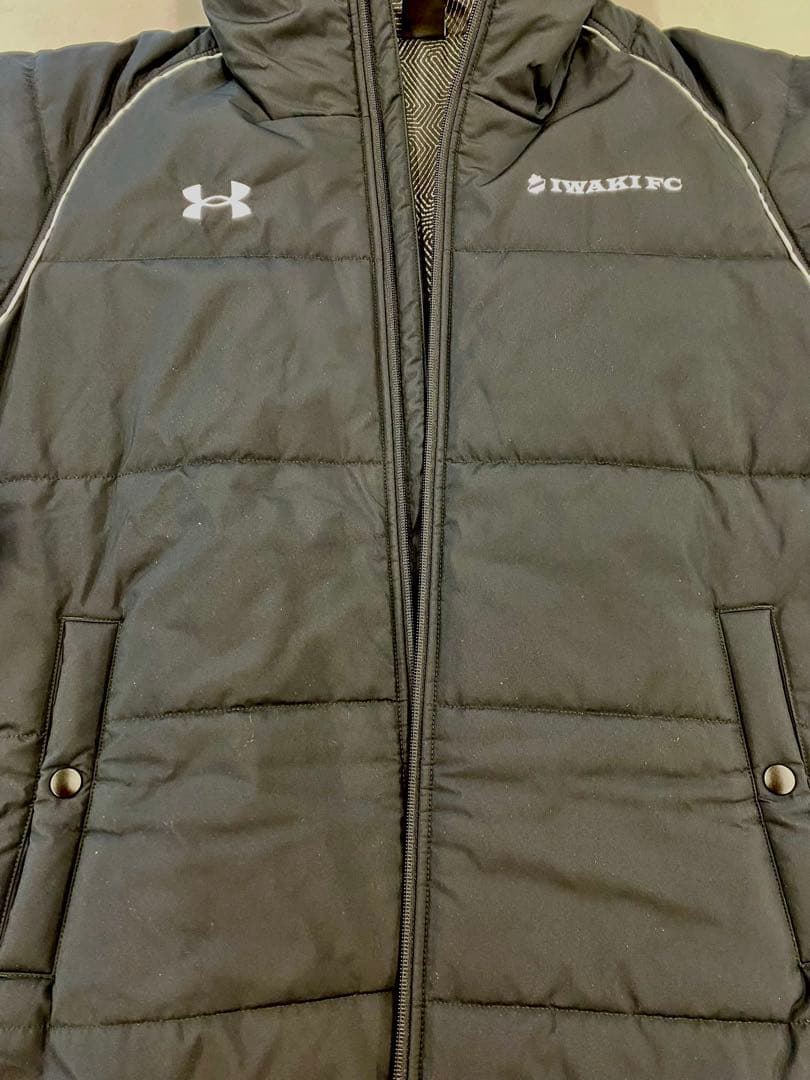 いわきFC トップチーム選手実着用　中綿ハーフコート　サイズXL 超貴重品