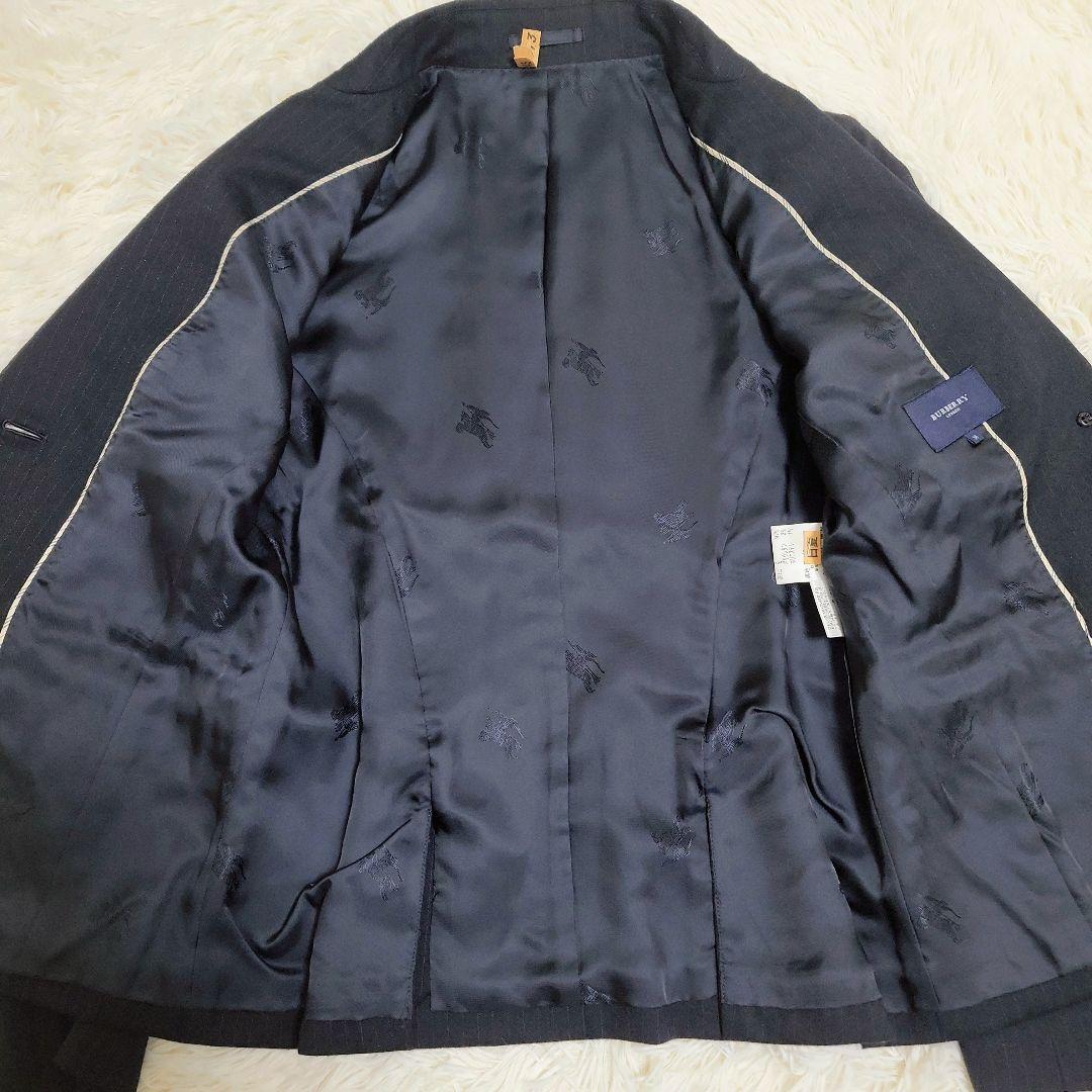 極美品✨ バーバリーロンドン セットアップ ホースロゴ ノバチェック パンツ 黒