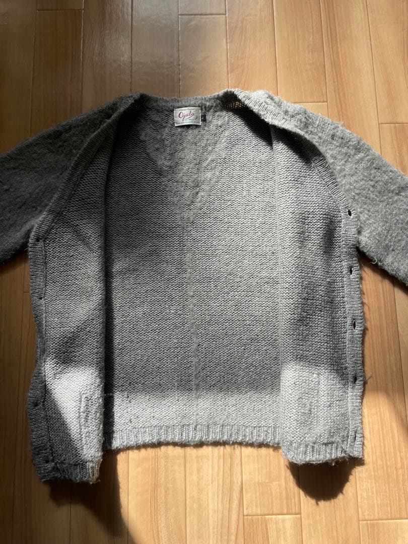 モヘア カーディガン 毛足長 vintage