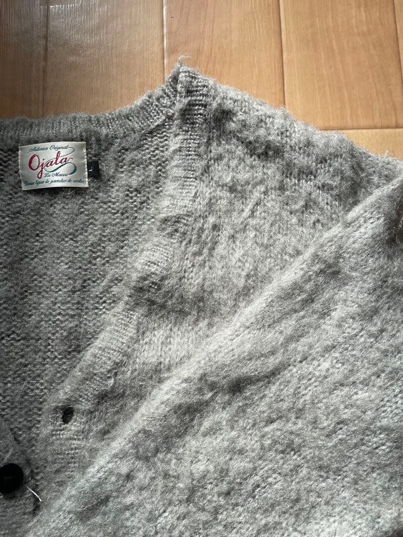モヘア カーディガン 毛足長 vintage