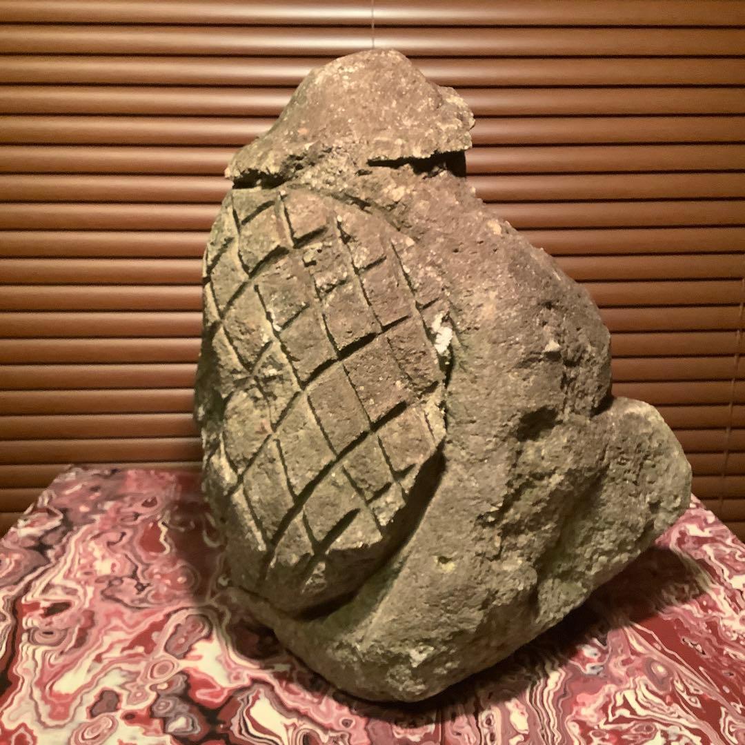 室町〜江戸期・石仏「水神・河童大明神」清流山・水精霊・火水難除・神社祀り・貴重仏