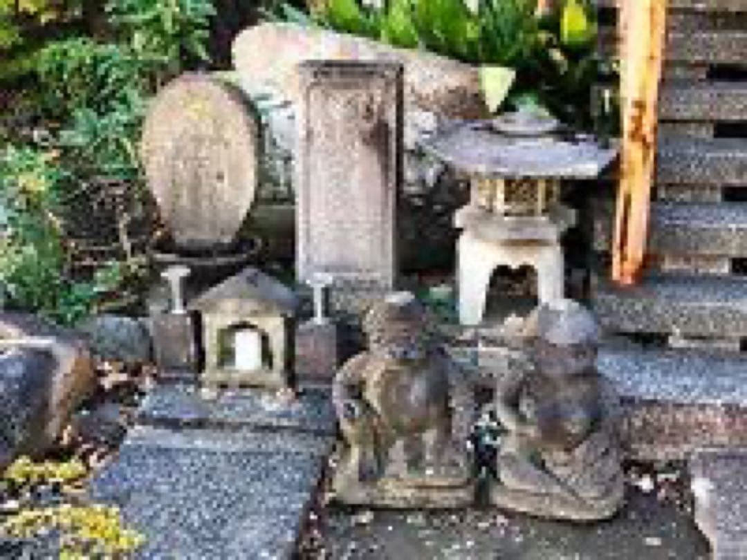 室町〜江戸期・石仏「水神・河童大明神」清流山・水精霊・火水難除・神社祀り・貴重仏