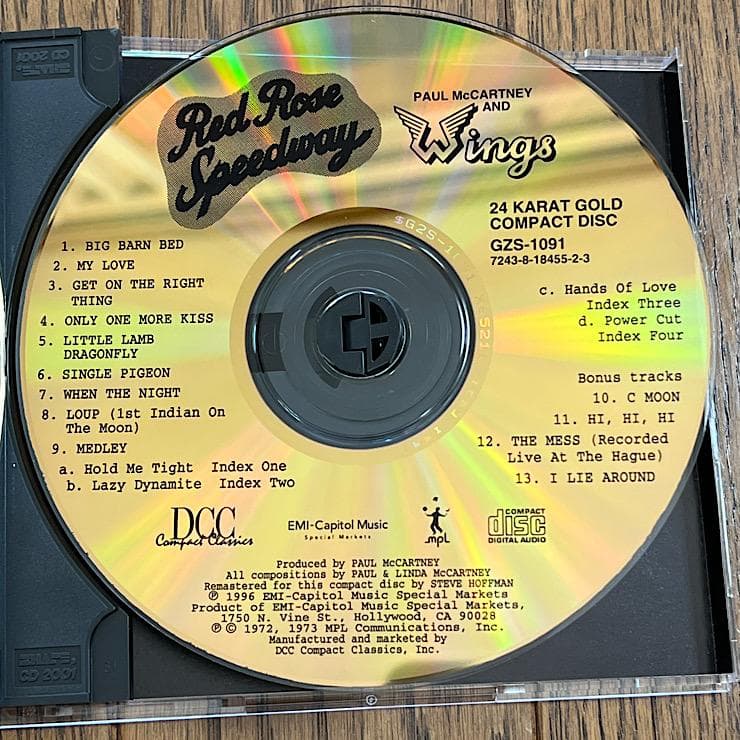 【DCC ゴールドCD】RED ROSE SPEEDWAY