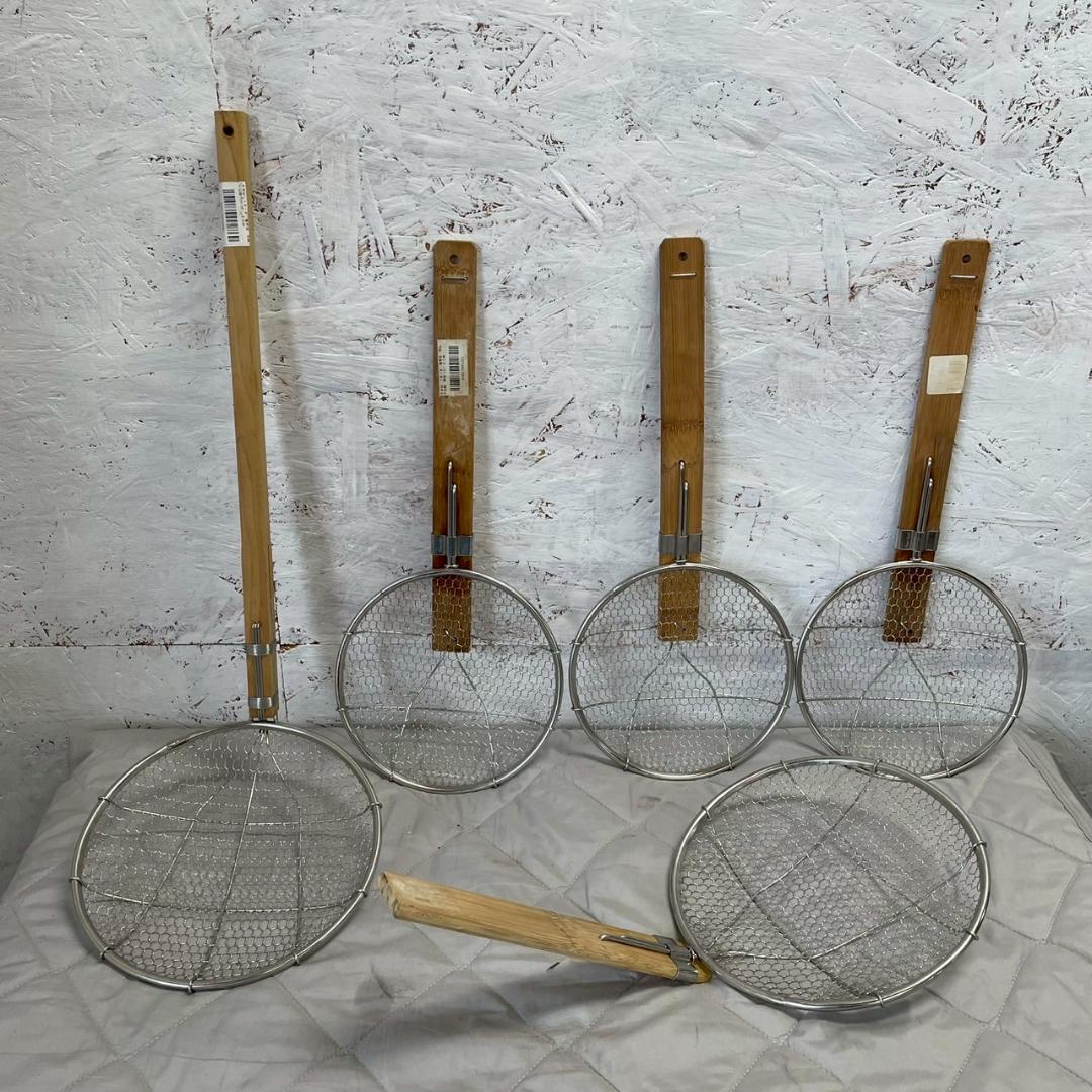 【EBM】 テボ そば揚げ 調理器具 キッチン道具 調理用 5本 A0479