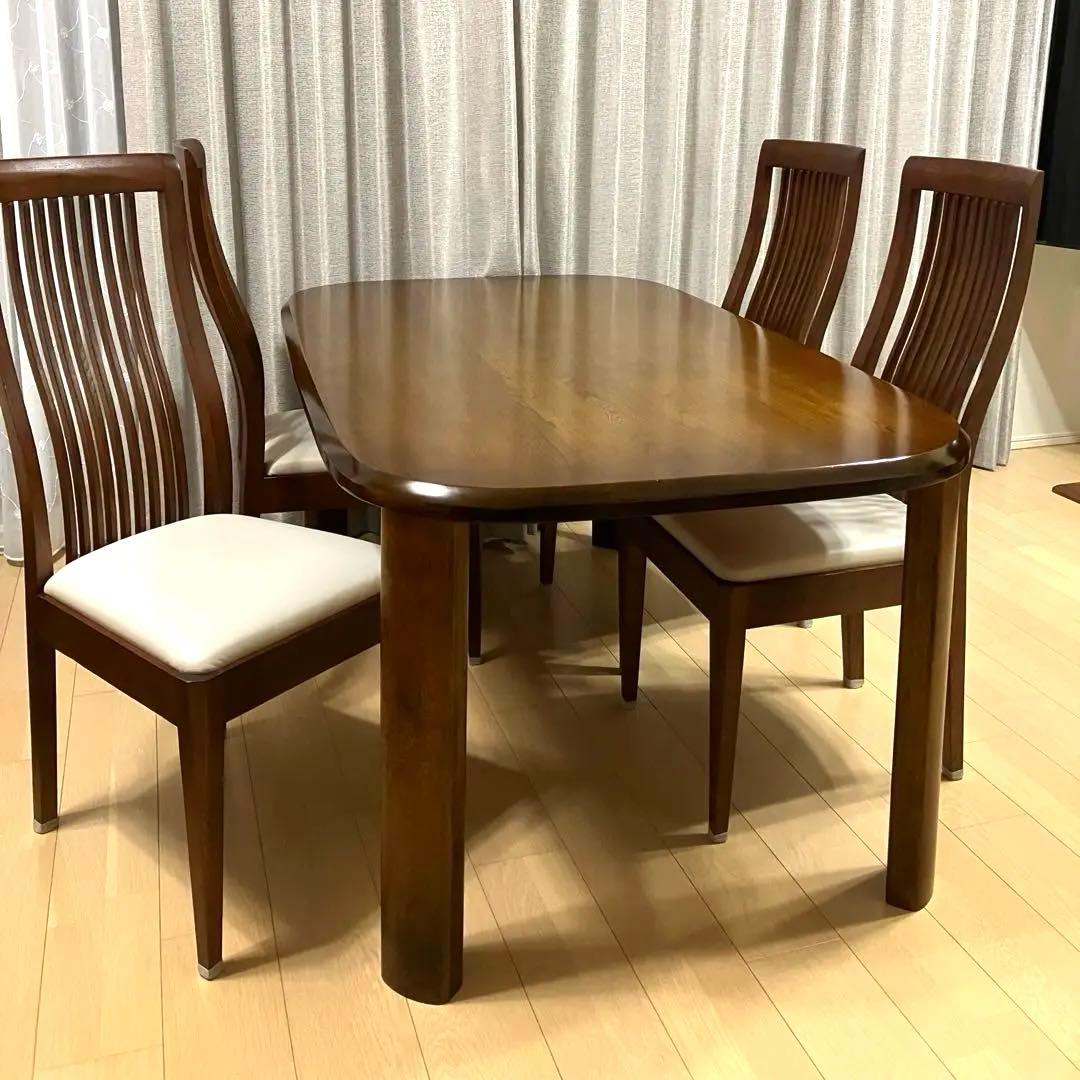 【地域限定送料無料】TOA日本製アンティークダイニングテーブル幅150cm