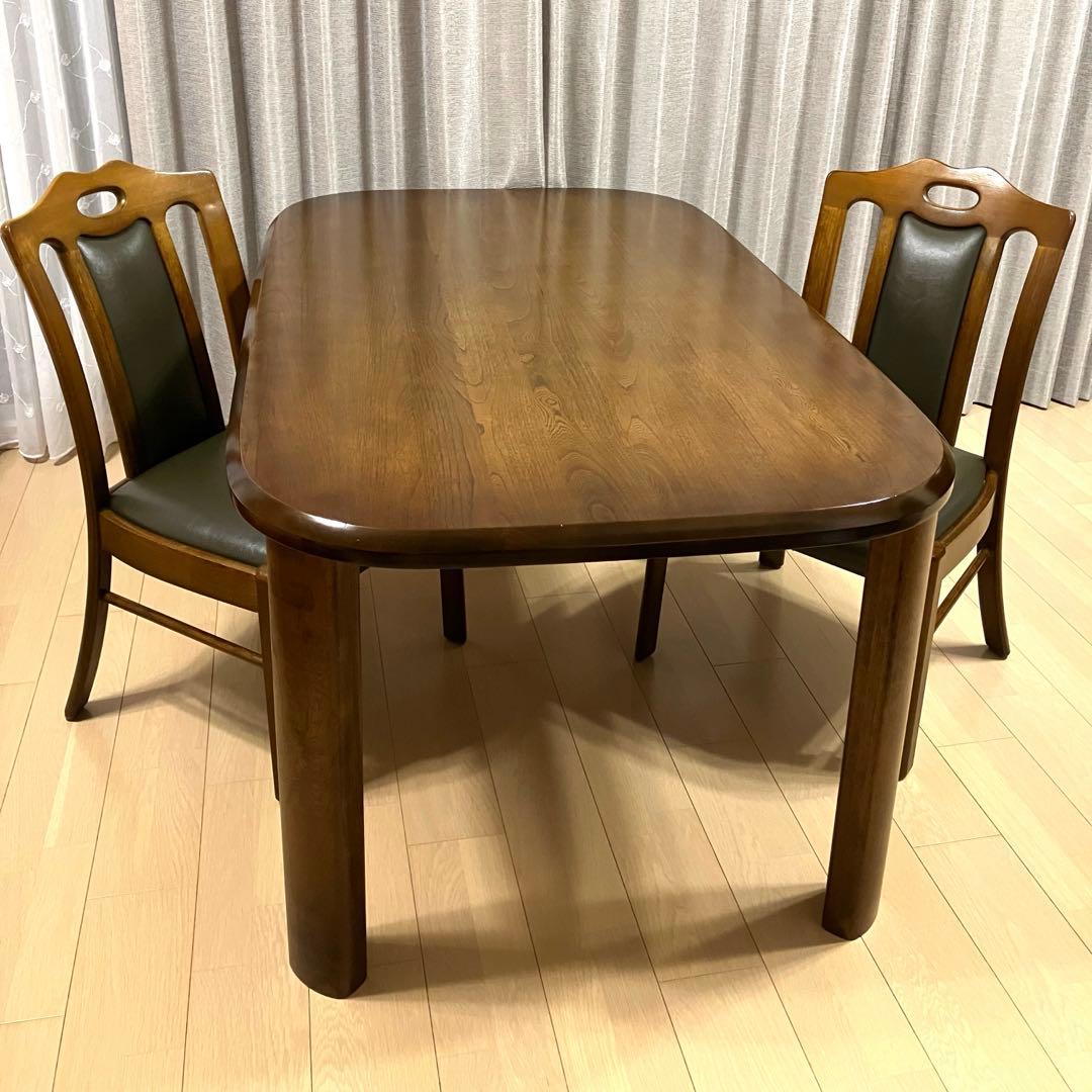 【地域限定送料無料】TOA日本製アンティークダイニングテーブル幅150cm