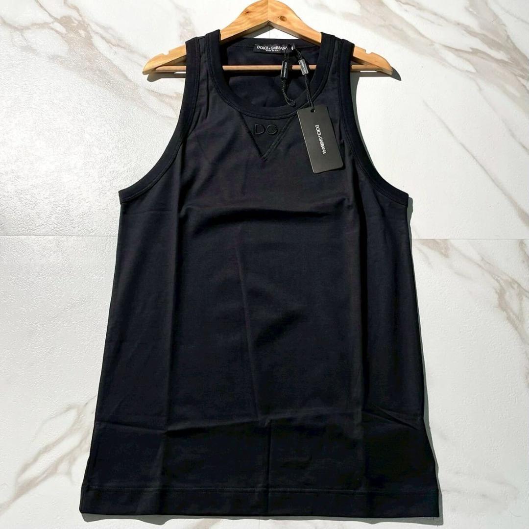 新品タグ付き ドルチェ＆ガッバーナ タンクトップ イタリア製 黒 48サイズ