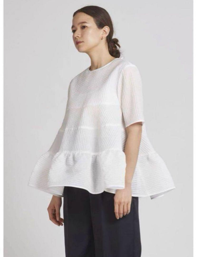 yori フクレティアード ブラウス