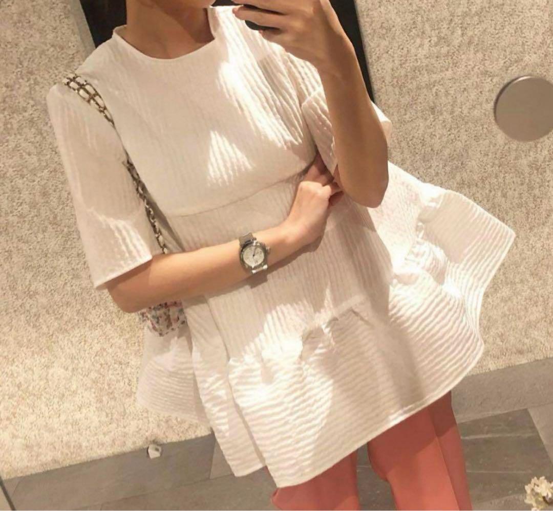 yori フクレティアード ブラウス