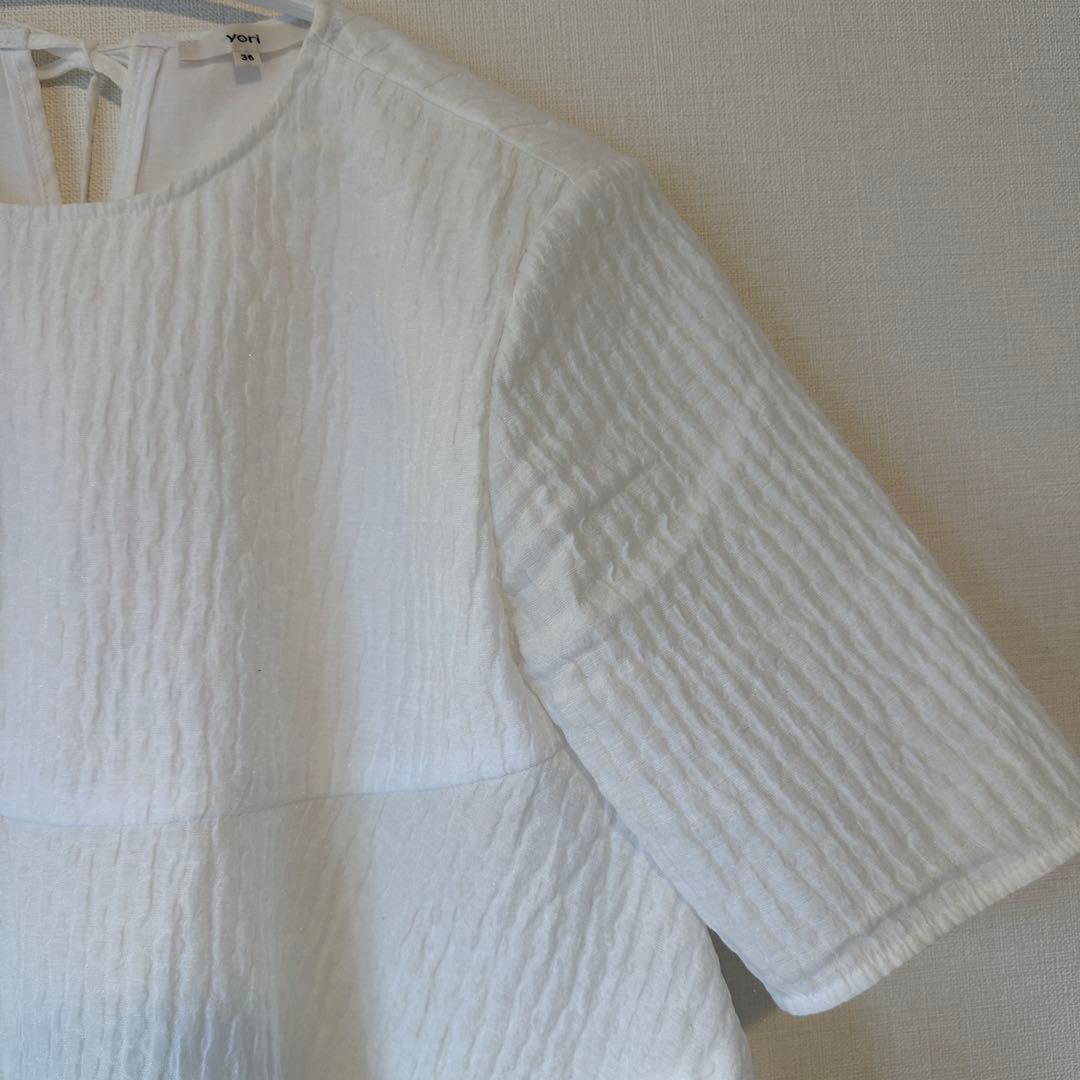 yori フクレティアード ブラウス