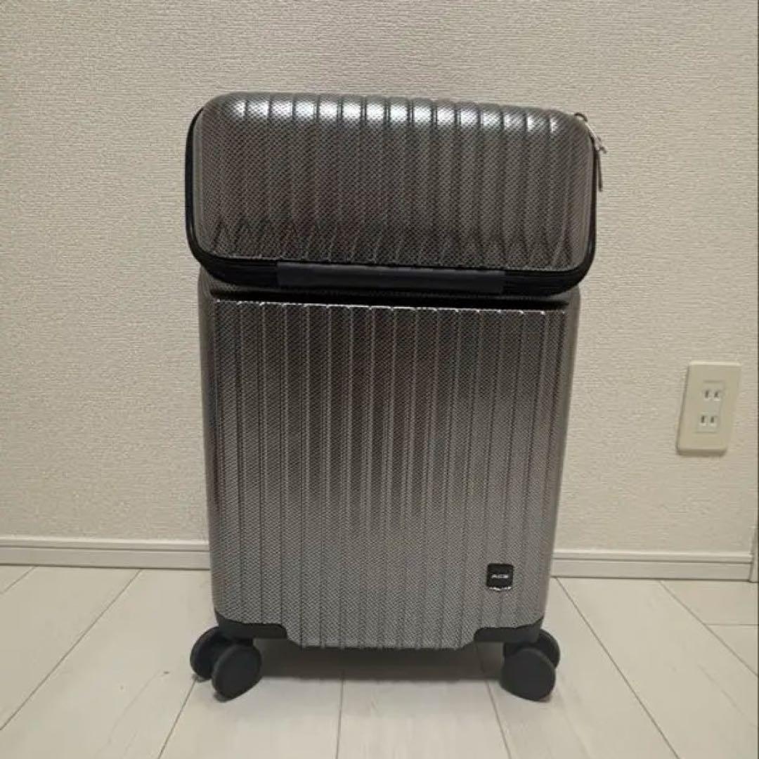 ACE スーツケース　タッシェ　ブラックカーボン　S