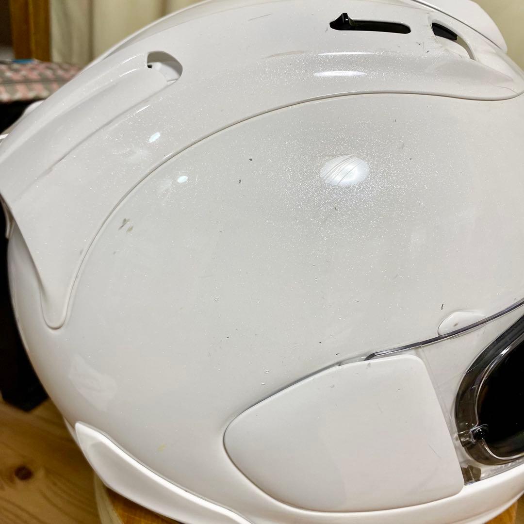【美品】Arai RX-7 フルフェイスヘルメット ホワイト