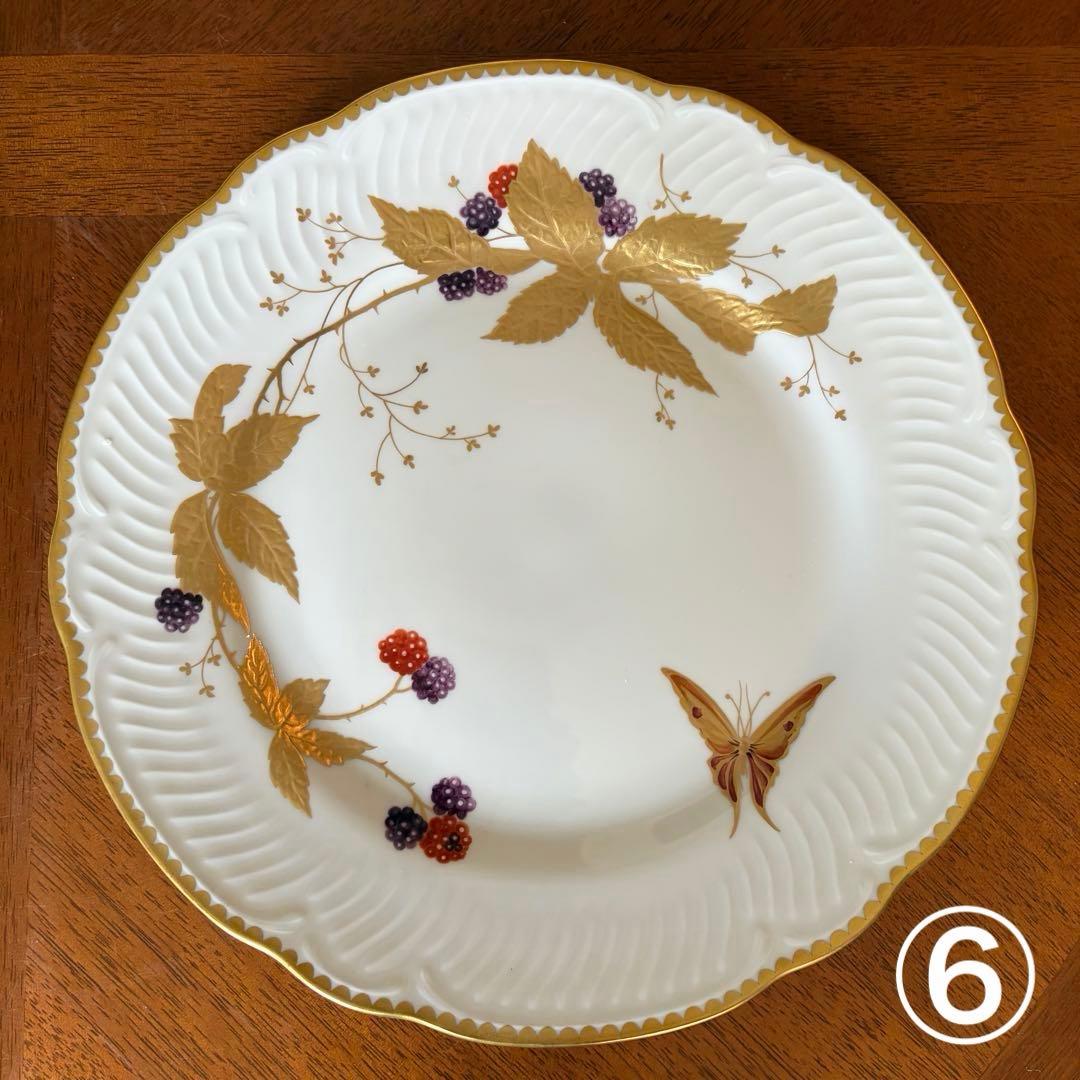 【希少品】新品　リチャードジノリ・サボイア家の絵皿★森の果実★プレート6枚