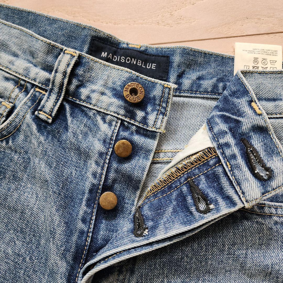 MADISON BLUE　テーパードデニム　00 美品