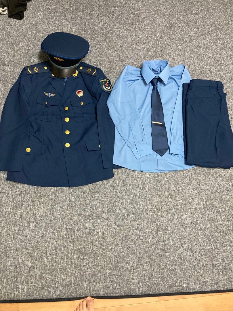 現用　実物　中国人民解放軍　中国軍　空軍　07式　制服一式