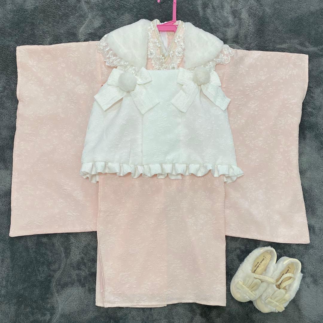 うさぎファー草履スリッポン&プリンセス被布セットキャサリンコテージ