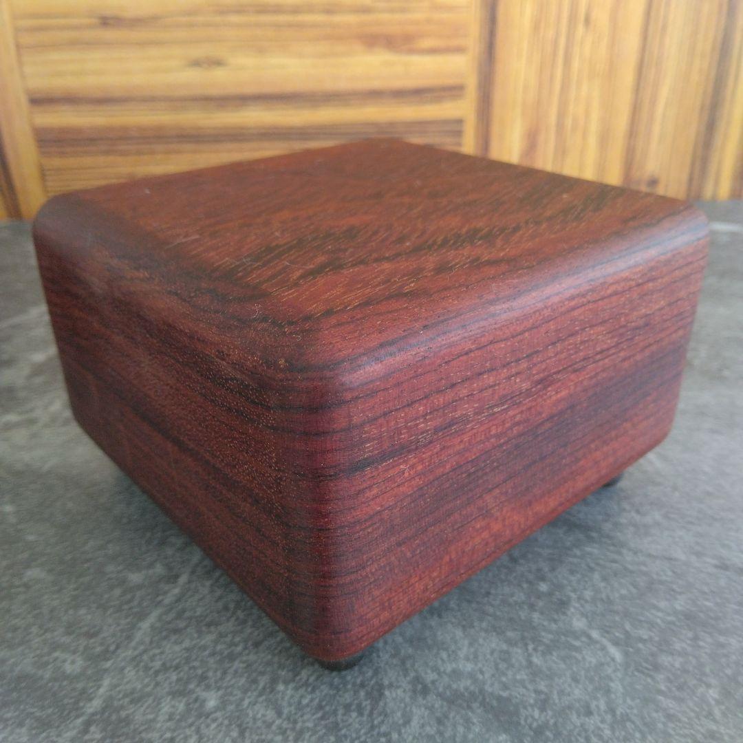 飾り台 　ブビンガ無垢材 　3点セット