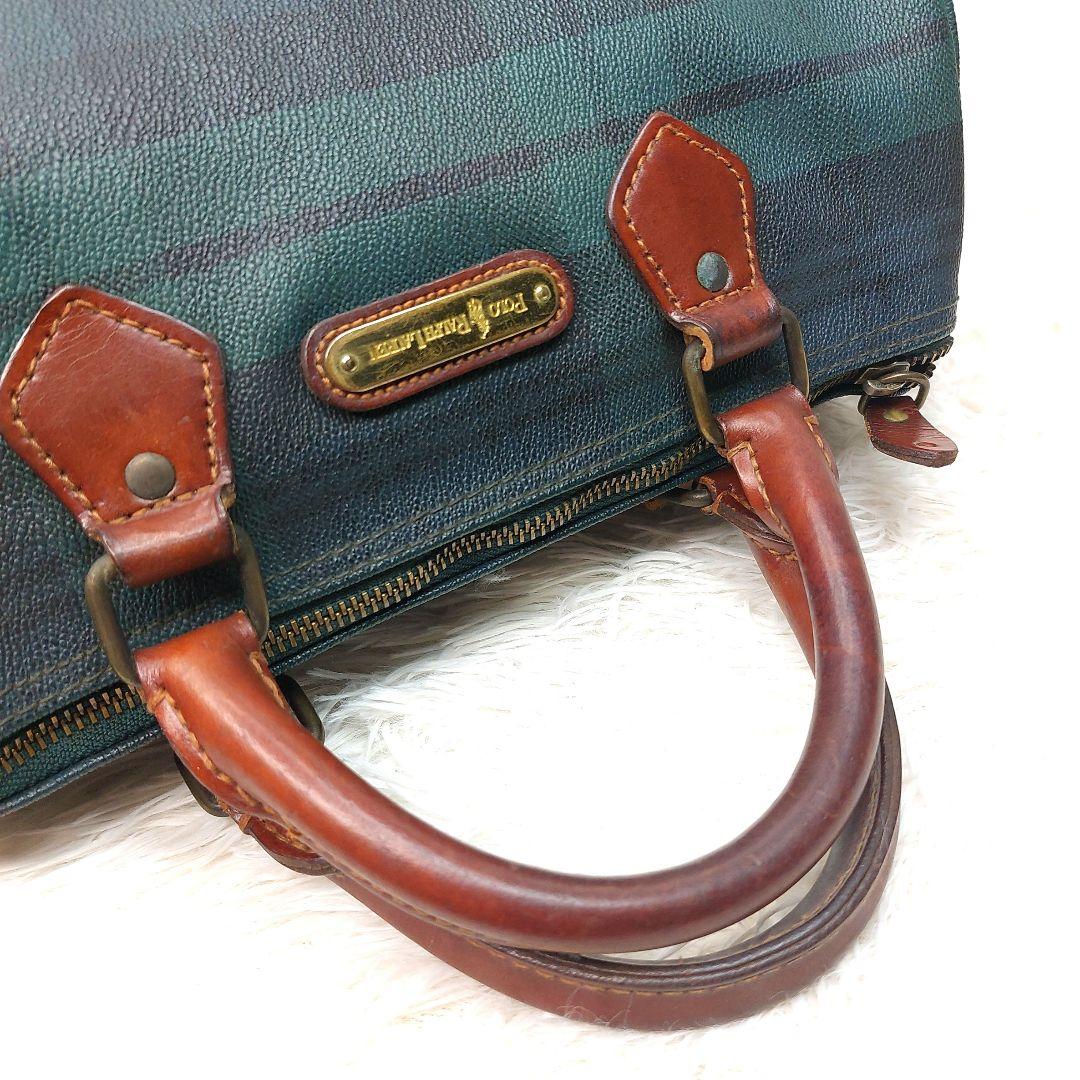 ポロラルフローレン　ミニストンバッグ　チェック　PVC ヴィンテージ