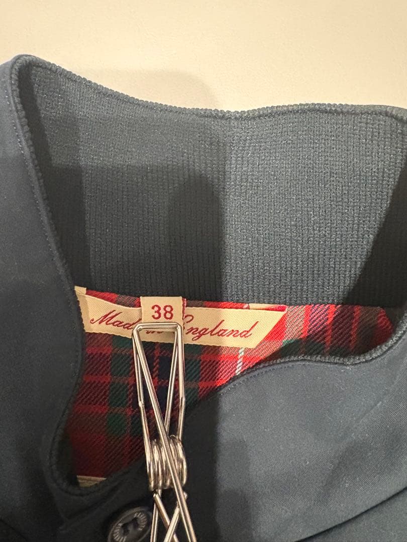 バラクータ 表地綿100 英国製 G-9 ZBG029 38 ダークネイビー