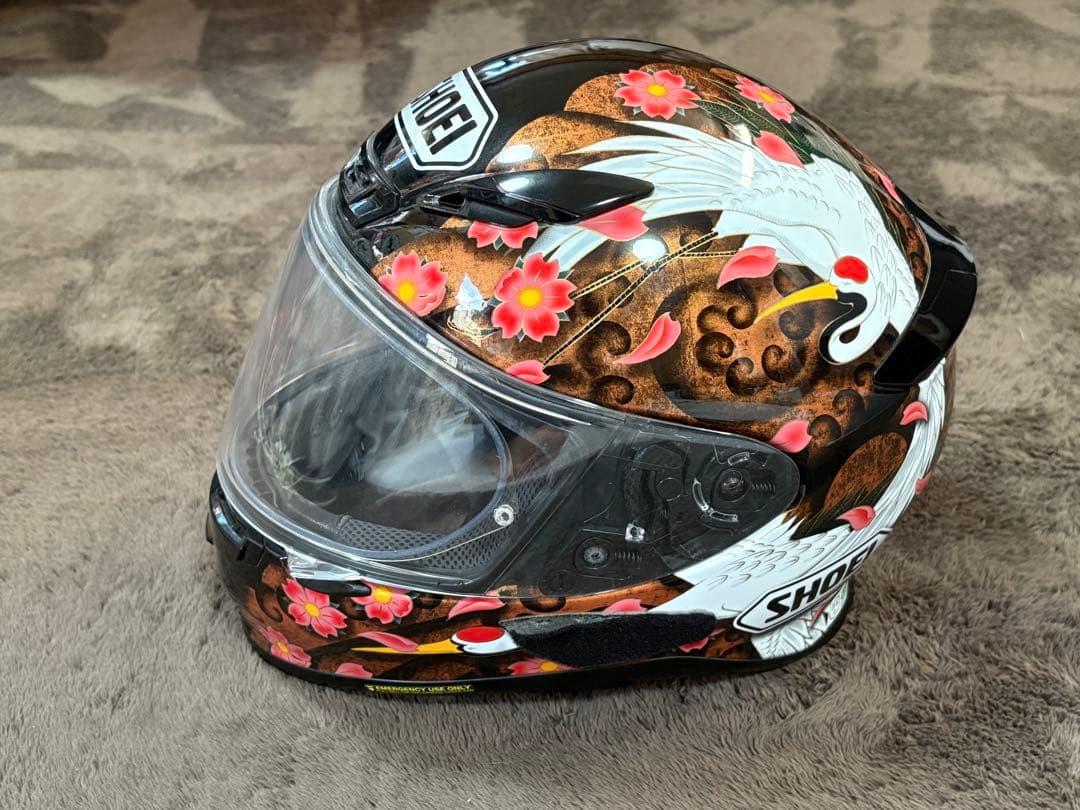 SHOEI Z-7 フルフェイス　ヘルメット　白鳥/桜　Sサイズ/55
