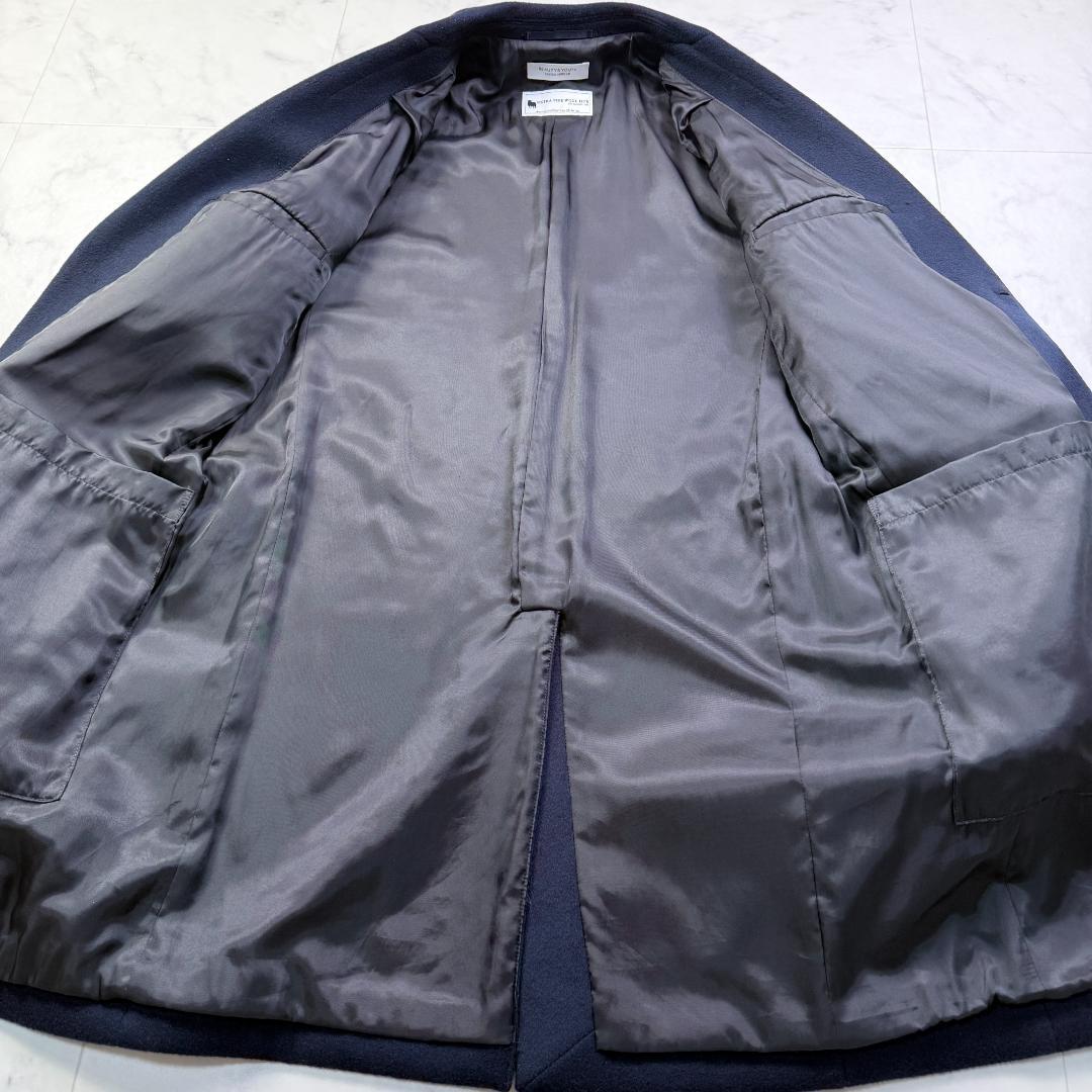 極美品 ユナイテッドアローズ メルトン チェスターコート　120’s 　メンズ