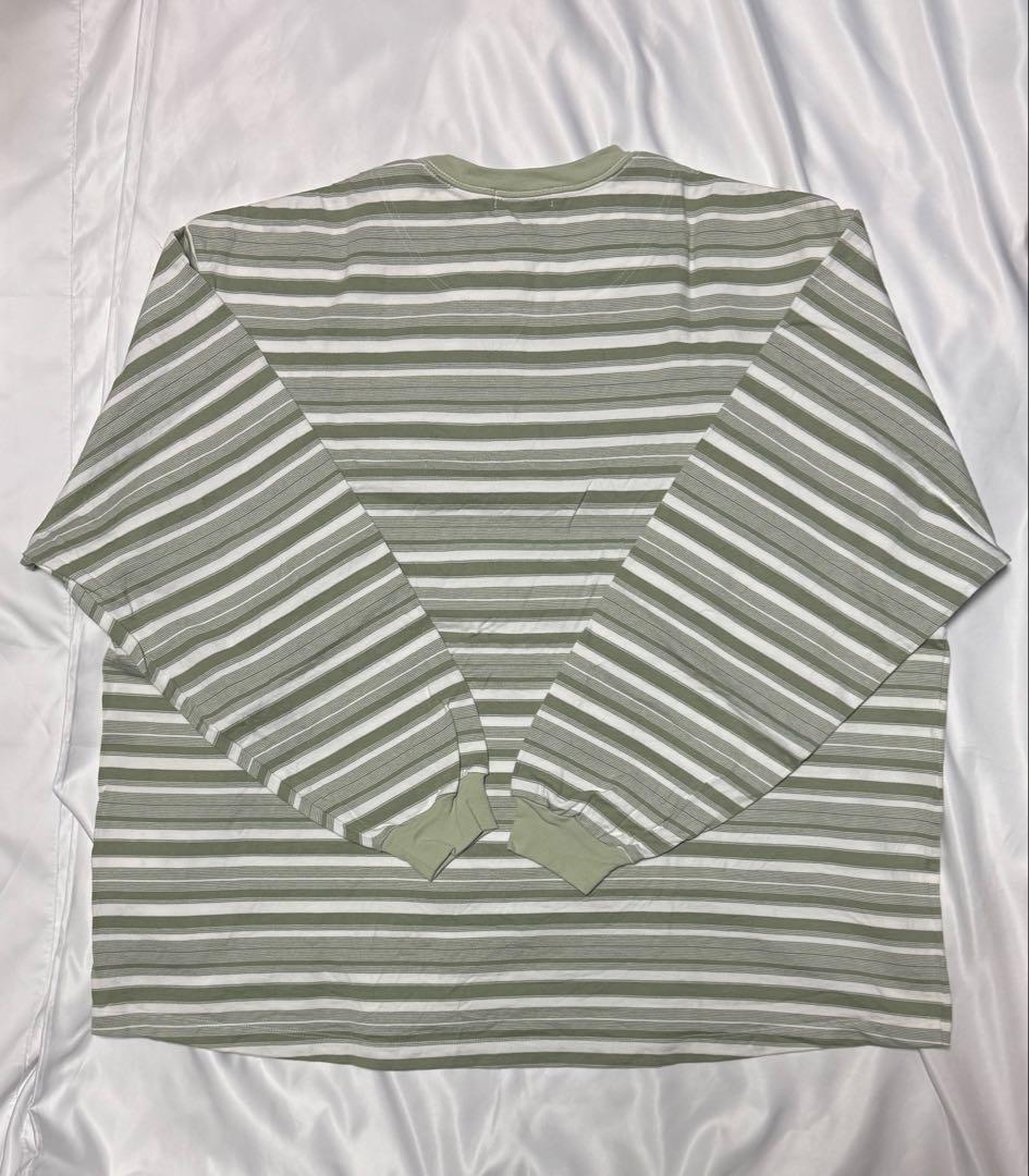 POLYPLOID ポリプロイド ストライプ 長袖カットソー