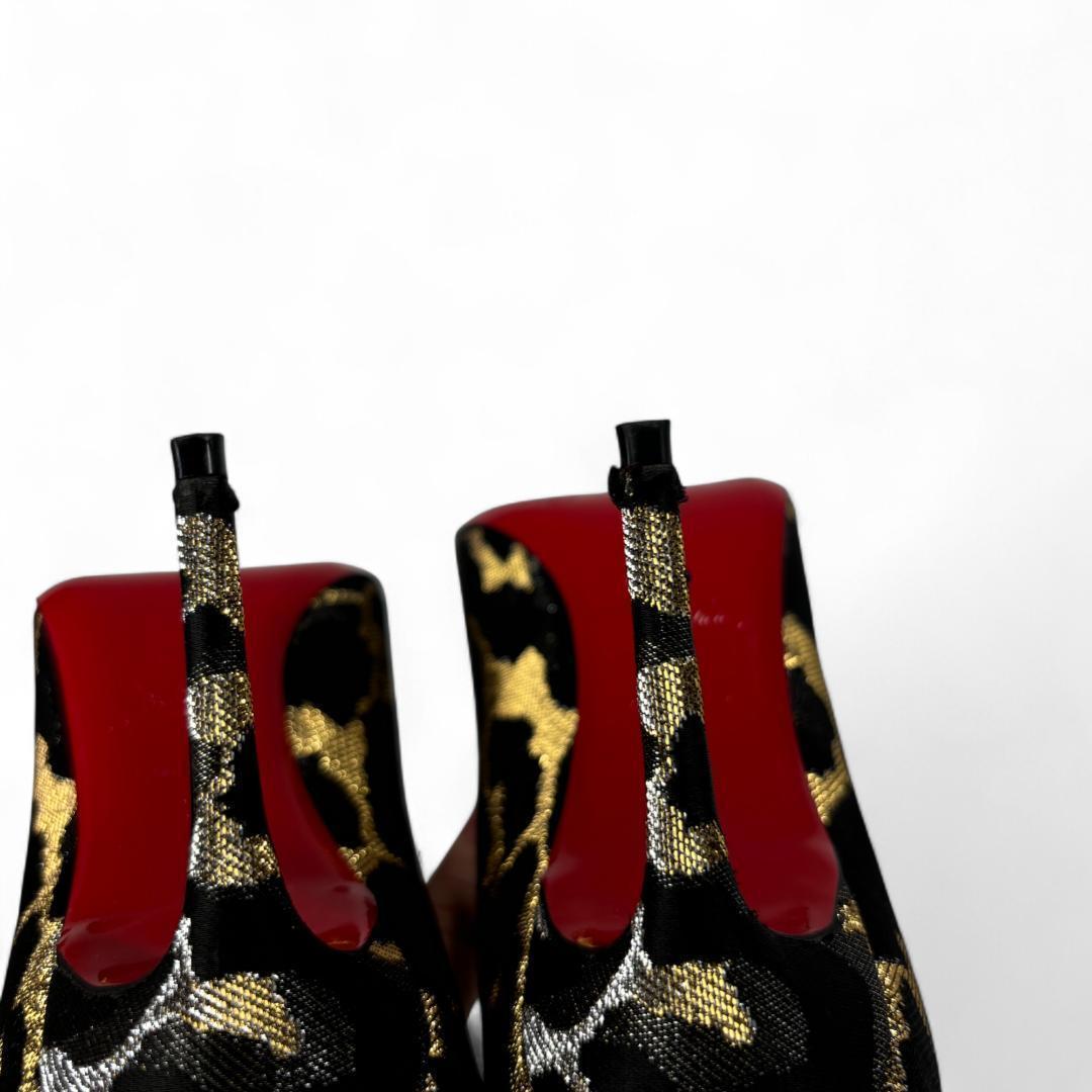 クリスチャンルブタン ポインテッドパンプス レオパード 36 23cm