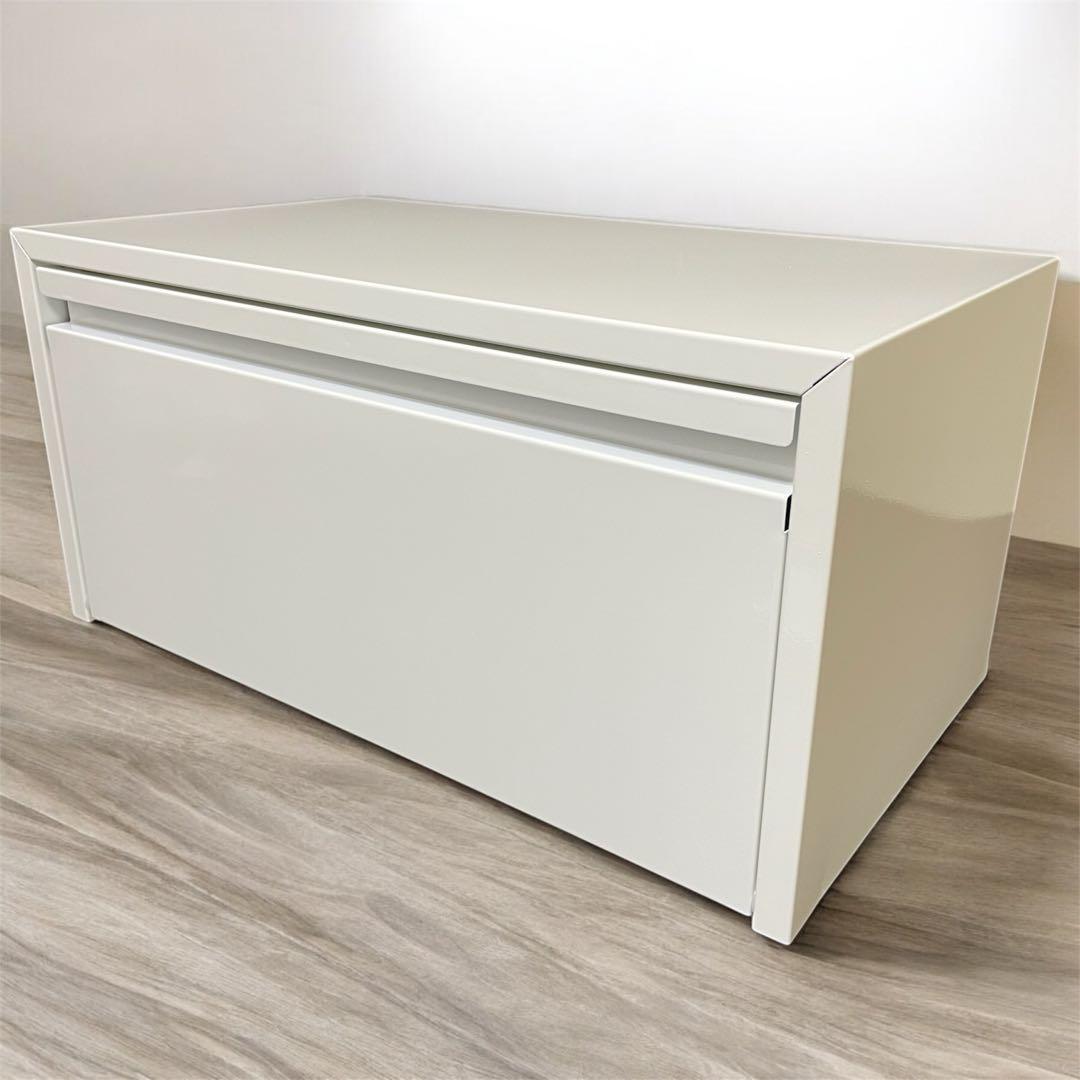 E-36351 白いトースターラック　奥行32　箱未開封品