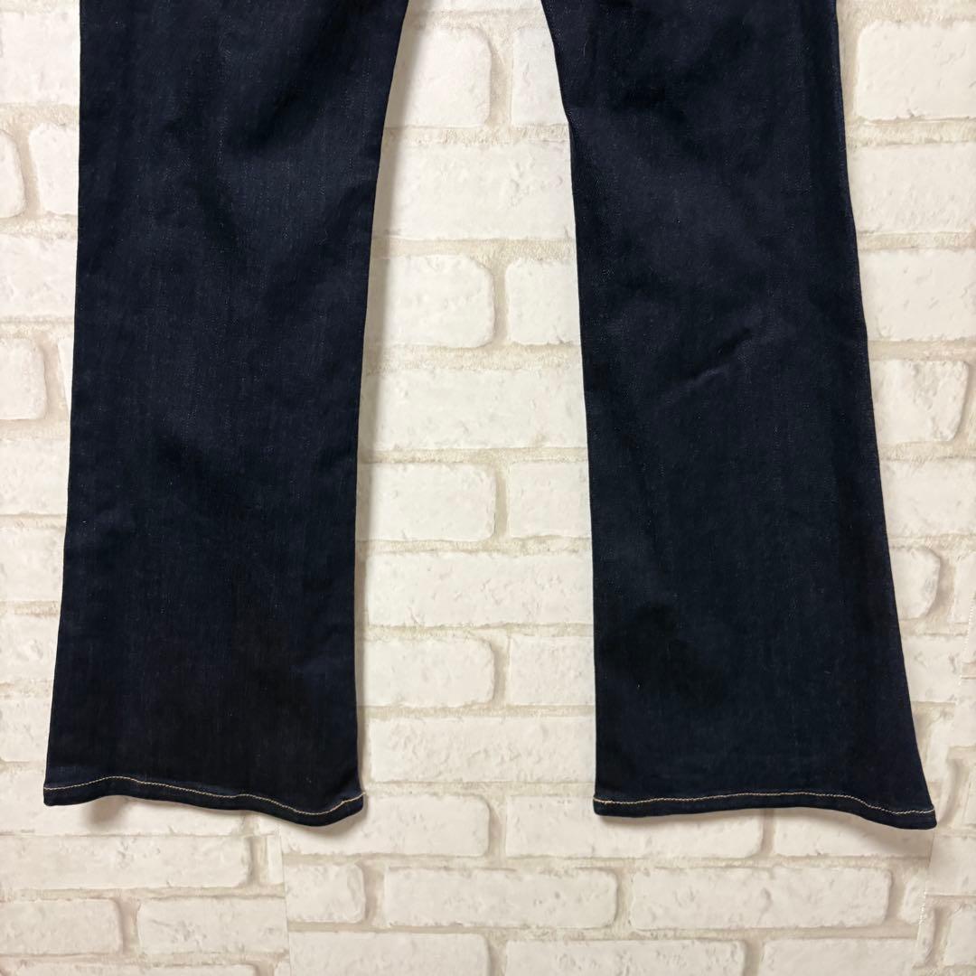 YANUK デニム　近年モデル　ジーンズ　ブーツカット　牛革　日本製　刺繍　25